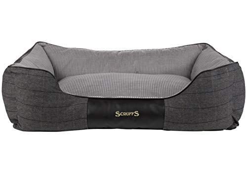 Scruffs Windsor Hundebett für Hunde, 60 x 50 cm, Größe M, Anthrazit, 0,99 kg von Scruffs