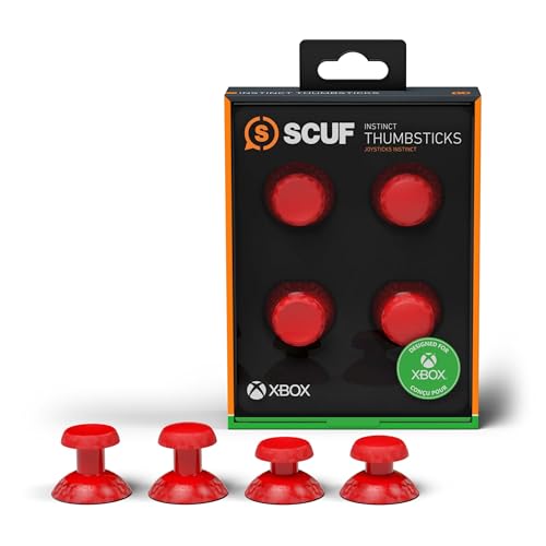 SCUF Controller für Xbox One, OUKELEE Game Controller, Dual Vibration Joystick Ergonomie Gamepad mit 3.5mm Audio Jack Joypad-X091 504-601-01-009-NA Rot von Scuf