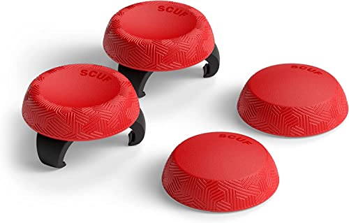 SCUF Griffe für Steuerknüppel - 4er Pack mit 2 Sockeln - Tactic - Joystick-Daumengriffe Für Xbox One und Xbox Serie X|S, PS4, PS5, Nintendo Switch Profi-Controller - Rot SCUF Griffe für Steuerknüppel - 4er Pack mit 2 Sockeln - Tactic - Joystick-Daumengriffe Für Xbox One und Xbox Serie X|S, PS4, PS5, Nintendo Switch Profi-Controller - Rot von Scuf