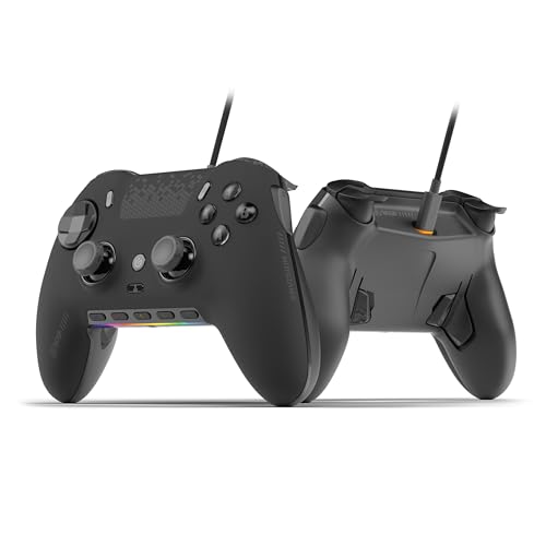 Scuf ENVISION Kabelgebundener Gaming-Controller für PC – Anti-Drift-Daumenstifte – Fünf Abnehmbare G-Tasten – Abnehmbare Rücken-Paddles – Schwarz Scuf ENVISION Kabelgebundener Gaming-Controller für PC – Anti-Drift-Daumenstifte – Fünf Abnehmbare G-Tasten – Abnehmbare Rücken-Paddles – Schwarz von Scuf