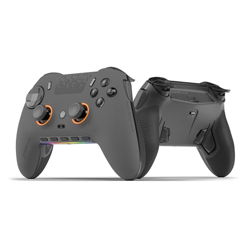 Scuf ENVISION PRO Kabelloser Gaming-Controller nur für den PC – Anti-Drift-Daumenstifte – Fünf Wiederverwendbare G-Tasten – Wiederverwendbare Back-Paddles – Sofortauslöser – Stahlgrau Scuf ENVISION PRO Kabelloser Gaming-Controller nur für den PC – Anti-Drift-Daumenstifte – Fünf Wiederverwendbare G-Tasten – Wiederverwendbare Back-Paddles – Sofortauslöser – Stahlgrau von Scuf