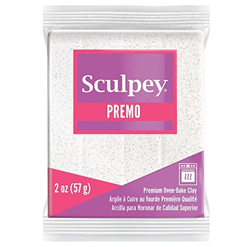 Sculpey Premo Sculpey Accents Polymer Clay 2oz-Frost White Glitter von Sculpey