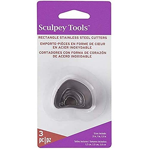 Sculpey AMM1014 Premiso Ausstechformen, rechteckig, 3 Stück, Silikon, Irregular Rectangle Sculpey AMM1014 Premiso Ausstechformen, rechteckig, 3 Stück, Silikon, Irregular Rectangle von Sculpey