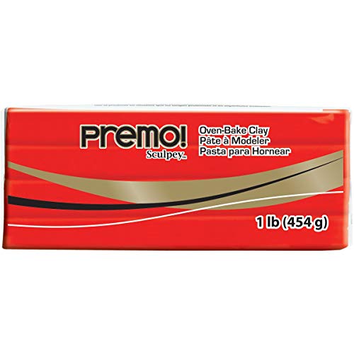 Sculpey PE1 5382 Oven-Bake Clay, Cadmium Red Hue, 450 gr von Sculpey