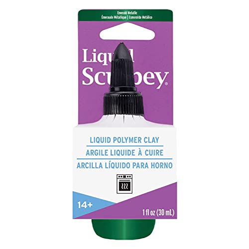 Sculpey POALS3527 Liquid, Smaragd Metallisch, von Sculpey