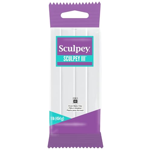 White Sculpey III Polymer Clay 1 Pound S31-001 von Sculpey