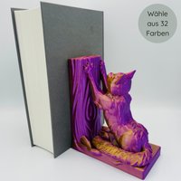Dekorative Katzen Buchstütze/Cat Bookends | Art.-Nr. B-Be-Kk-001 von SculptedChapters