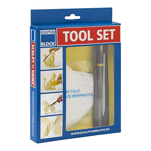 Sculpture Block Starter Tool Set, Legierter Stahl Aluminium, Mehrfarbig, Werkzeug Set von Sculpture Block