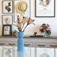 Elegant Vase - Törigkeit Powder Blue Waterproof Artistically For Discerning Collectors Elegant Vase - Törigkeit Powder Blue Waterproof Artistically For Discerning Collectors von SculpturePrints