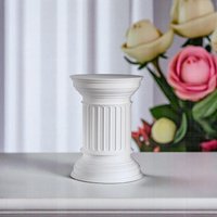 Historical Pedestal - Round Greek Column Ancient White Artistically Designed For Discerning Collectors Historical Pedestal - Round Greek Column Ancient White Artistically Designed For Discerning Collectors von SculpturePrints