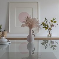 Scandinavian Art Vase | Precision 3D Printed Design in Clay Grey For Urban Modern Interiors Eos Scandinavian Art Vase | Precision 3D Printed Design in Clay Grey For Urban Modern Interiors Eos von SculpturePrints