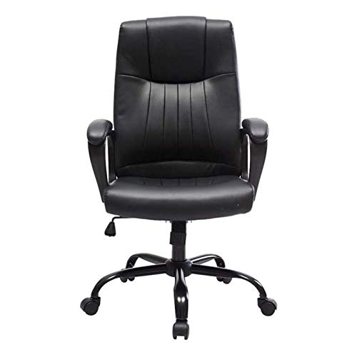 SdaryWare Bürostuhl Computer Ergonomischer Schreibtischstuhl mit Verstellbarer Lordosenstütze Hohe Rückenlehne Executive Task Drehstuhl aus Leder SdaryWare Bürostuhl Computer Ergonomischer Schreibtischstuhl mit Verstellbarer Lordosenstütze Hohe Rückenlehne Executive Task Drehstuhl aus Leder von SdaryWare