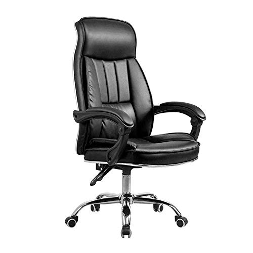 SdaryWare Business PU Bürostuhl Ergonomischer Loungesessel aus PU-Leder Leicht zu reinigender Executive-Computer-Schreibtischsessel von SdaryWare