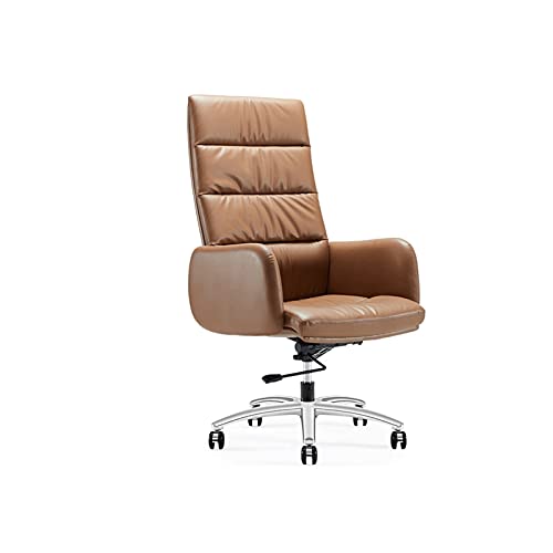 SdaryWare Chefsessel Chefsessel Chefsessel Leder Bürostuhl Ergonomischer Rückenlehnenstuhl Computerstuhl Drehstuhl mit Fester Armlehne, Braun SdaryWare Chefsessel Chefsessel Chefsessel Leder Bürostuhl Ergonomischer Rückenlehnenstuhl Computerstuhl Drehstuhl mit Fester Armlehne, Braun von SdaryWare