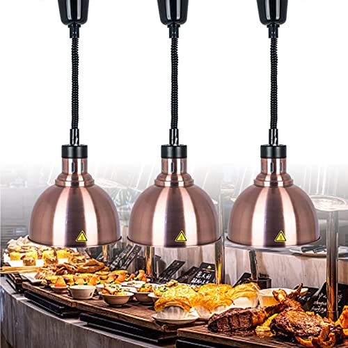 SdaryWare Einziehbare Wärmelampe für Speisen – Kommerzieller Buffetwärmer für Partys und Catering-Restaurants – Speisewärmerlampe, Restaurantbedarf,Rose Gold-3pcs SdaryWare Einziehbare Wärmelampe für Speisen – Kommerzieller Buffetwärmer für Partys und Catering-Restaurants – Speisewärmerlampe, Restaurantbedarf,Rose Gold-3pcs von SdaryWare