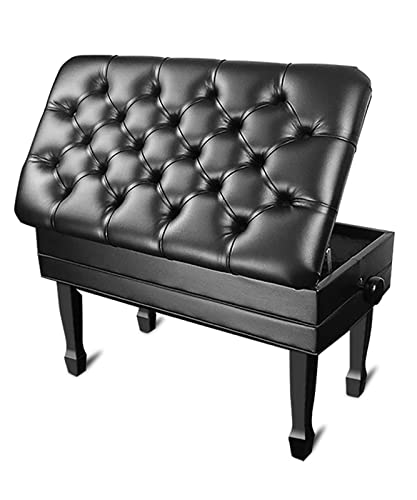 SdaryWare Klavierhocker aus Kunstleder, Deluxe-Klavierbank aus Pu-Leder, Klavierhocker mit automatischem Lift und großer Aufbewahrungsbox, Schminkhocker für Keyboards, 84 x 47 x 49 SdaryWare Klavierhocker aus Kunstleder, Deluxe-Klavierbank aus Pu-Leder, Klavierhocker mit automatischem Lift und großer Aufbewahrungsbox, Schminkhocker für Keyboards, 84 x 47 x 49 von SdaryWare