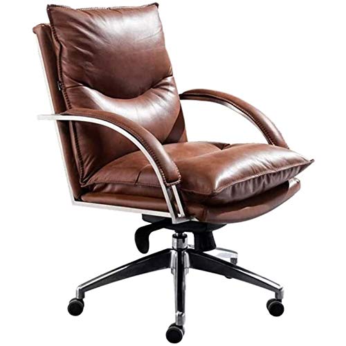 SdaryWare Liegestühle Wohnzimmersessel Moderner Leder-Chefsessel Modischer Liegebürostuhl Heimcomputerstuhl Drehstuhl Komfort-Hebel-Operator-Stühle 360-Grad-Drehverstellbarer Sitz SdaryWare Liegestühle Wohnzimmersessel Moderner Leder-Chefsessel Modischer Liegebürostuhl Heimcomputerstuhl Drehstuhl Komfort-Hebel-Operator-Stühle 360-Grad-Drehverstellbarer Sitz von SdaryWare