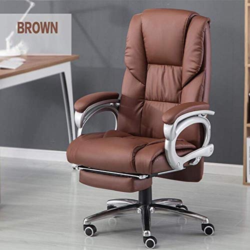 SdaryWare Stühle Bürostuhl Leder Gaming Schreibtisch Computerstuhl Liegestuhl Neigestuhl Nickerchen mit Fußstütze Höhenverstellbarer Chefsessel Drehstuhl SdaryWare Stühle Bürostuhl Leder Gaming Schreibtisch Computerstuhl Liegestuhl Neigestuhl Nickerchen mit Fußstütze Höhenverstellbarer Chefsessel Drehstuhl von SdaryWare