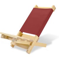 strandstuhl - Picknickstuhl Deep Red Mit Gravur von Sdjool