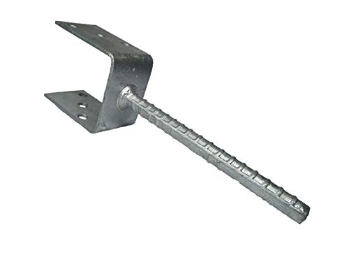 U-Pfostenträger mit Steindolle feuerverzinkt 141 mm (1) Stück von Sdove
