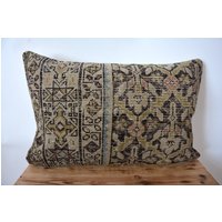 Perser Kissenbezug, 16" X 24" Dekokissen, Handgemachtes Kissen, Couchkissen, Boho Wollkissenbezug, Wohndekor, Pe-1157 von Sdyma