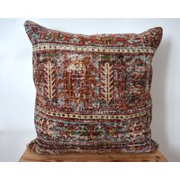 Perser Kissenbezug, 24" X Dekokissen, Handgemachtes Kissen, Couchkissen, Boho Überwurfkissen, Wollkissenbezug, Wohndekor, Pe-1118 von Sdyma