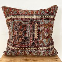 Perser Kissenbezug, 24" X Dekokissen, Handgemachtes Kissen, Couchkissen, Boho Wurfkissen, Sofabezug, Wohndekor, Pe-1569 von Sdyma