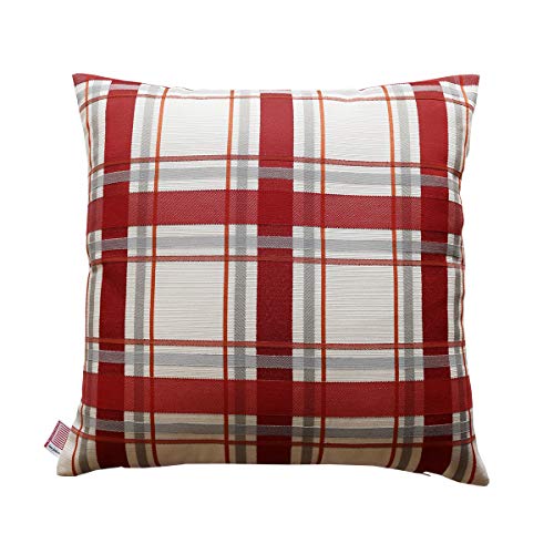 Kissenhülle Hetty Rot-Weiß kariert | Zierkissen-Bezug 40 x 40 cm mit verstecktem Reißverschluß | Gemütlich-rustikaler Landhaus-Stil | hochwertiger Webstoff, langlebig und pflegeleicht Kissenhülle Hetty Rot-Weiß kariert | Zierkissen-Bezug 40 x 40 cm mit verstecktem Reißverschluß | Gemütlich-rustikaler Landhaus-Stil | hochwertiger Webstoff, langlebig und pflegeleicht von SeGaTeX home fashion