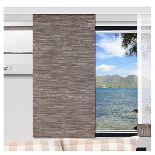 SeGaTeX home fashion Caravan-Flächenvorhang Marian | Höhe 40-160 cm nach Maß | braun Flächengardine für Caravan Wohnwagen Wohnmobil SeGaTeX home fashion Caravan-Flächenvorhang Marian | Höhe 40-160 cm nach Maß | braun Flächengardine für Caravan Wohnwagen Wohnmobil von SeGaTeX home fashion