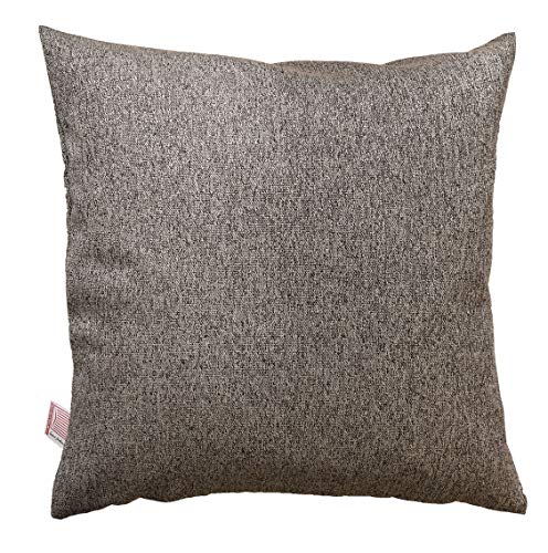 SeGaTeX home fashion Edle Kissenhülle braun Uni passend zu Landhaus-Serien Alpin und Albergo 50x50 cm von SeGaTeX home fashion