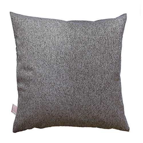 SeGaTeX home fashion Edle Kissenhülle grau Uni passend zu Landhaus-Serien Alpin und Albergo 40x40 cm von SeGaTeX home fashion