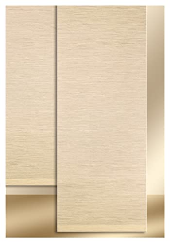 SeGaTeX home fashion Moderner Schiebevorhang Flächenvorhang Marian Paneele in Bambusstruktur beige 180 x 45 cm von SeGaTeX home fashion