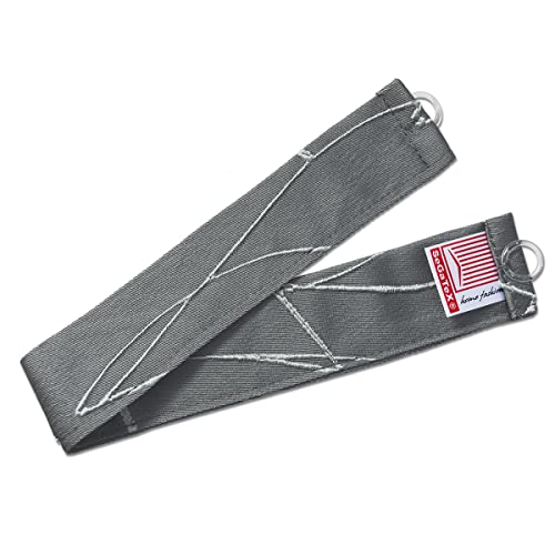 SeGaTeX home fashion Raffhalter Raffband für Wohnmobil Caravan-Vorhang Joran grau Effekt-Stickerei 1 Stück von SeGaTeX home fashion
