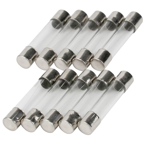 10er Packung SeKi Feinsicherung 0,25A (250mA), 6x30mm, Träge; Glassicherung 250V von SeKi