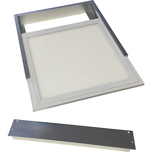 Aufbaurahmen für SeKi LED Panel / Deckenleuchte 30x30cm; silber von SeKi