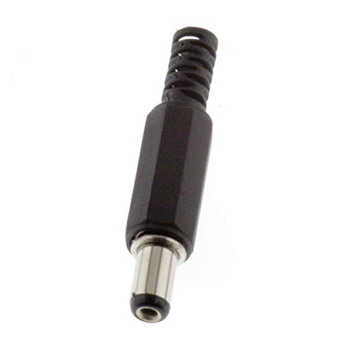 DC Adapter Stecker 5,5 x 2,1mm; 5er SET; DC Verbinder zum Löten von SeKi