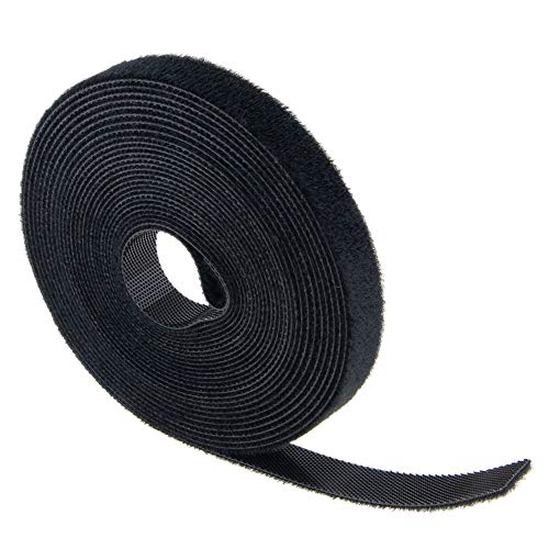 Klett-Kabelbinder 313691 - 12,5mm x 5m - Klettband für Kabel - zuschneidbar, schwarz Klett-Kabelbinder 313691 - 12,5mm x 5m - Klettband für Kabel - zuschneidbar, schwarz von SeKi