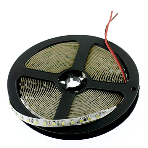 SeKi LED Streifen kaltweiss (6000K) 24V, 500cm, 120 LEDs/m (600 Stk.), IP20, Kaltweiss ~6000k von SeKi