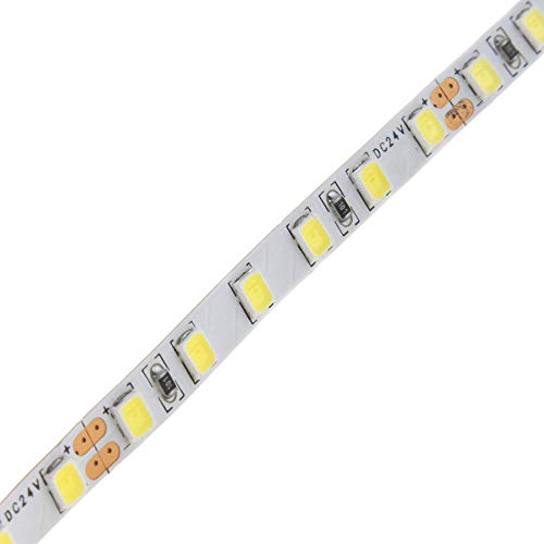 LED Streifen schmal (5mm) kaltweiss (6000K) 24V, 500cm, 120 LEDs/m, IP20 von SeKi