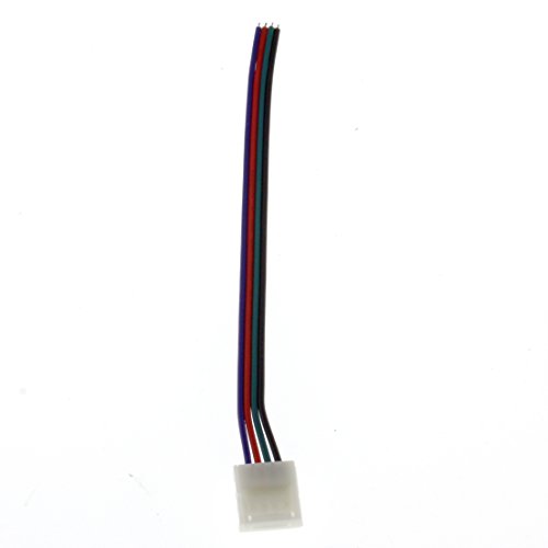 RGB Schnell-Verbinder mit/ohne Kabel 0-100cm (Clip > Kabel >Clip) RGB Verbinder (Clip > 15cm Kabel > offenes Ende) von SeKi
