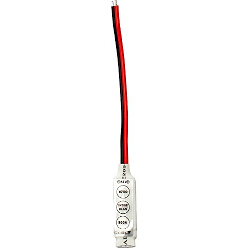 RGB Streifen Steuerung Inline mit 3 Tasten mit und ohne DC Buchse (ohne DC Buchse) von SeKi