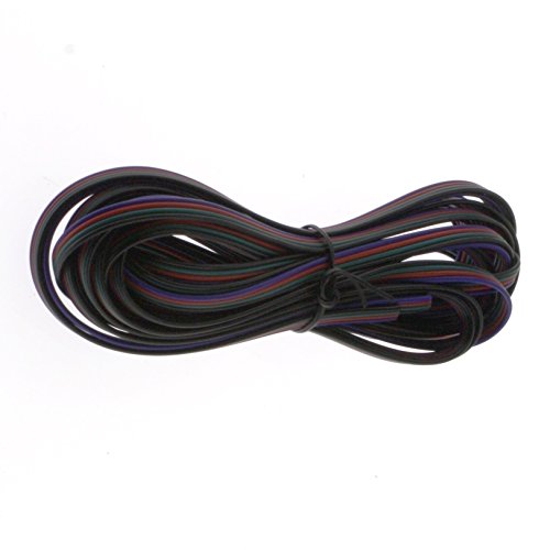SeKi RGB-Verlängerungskabel (Flachbandkabel) für RGB LED-Streifen SMD5050 von 5-50 Meter (5 Meter) von SeKi