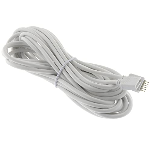 RGBW + CCT Verlängerung 10 Meter Plug & Play; Anschlusskabel für 6-polige (PIN) RGB+W CCT LED Streifen RGB + CCT, Weiss von SeKi