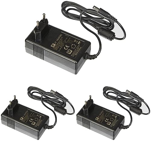 SeKi 12V 3A Netzteil (36W), Ladegerät, Transformator, Trafo für LED Streifen (Packung mit 3) von SeKi