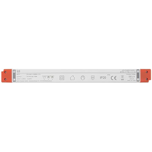 SeKi 12V DC 100W 8,33A Konstantspannungs LED Treiber flache Bauform/Slim; Netzteil, Transformator, Schaltnetzteil; keine Mindestlast, kein Rauschen/LED-Flimmern, MM Zulassung SeKi 12V DC 100W 8,33A Konstantspannungs LED Treiber flache Bauform/Slim; Netzteil, Transformator, Schaltnetzteil; keine Mindestlast, kein Rauschen/LED-Flimmern, MM Zulassung von SeKi