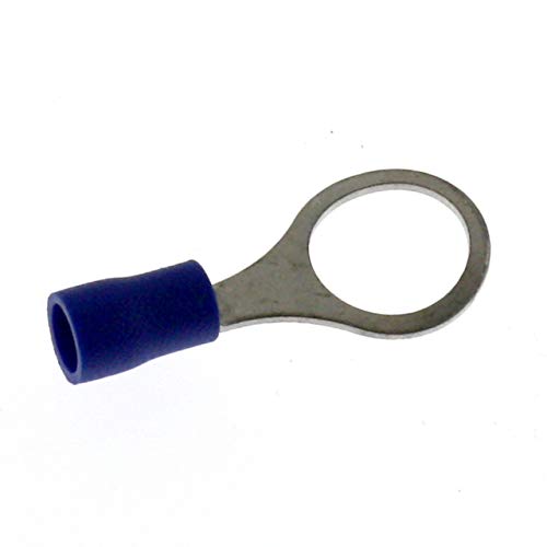 25 x SeKi Ringkabelschuhe 1,5-2,5mm², M10 blau isoliert Ringschuhe Kabelschuhe von SeKi