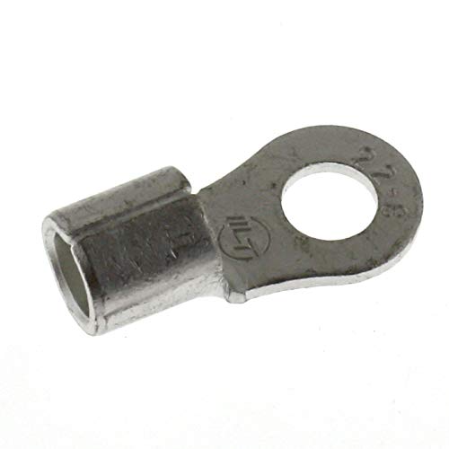 25 Stück SeKi Ringkabelschuhe 16-25mm², M8 I Quetschkabelschuhe unisoliert I für mehr-, feindrähtige Leiter I Presskabelschuh aus verzinntem Kupfer von SeKi