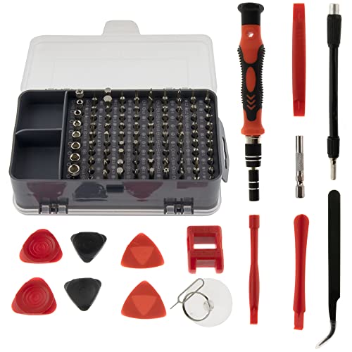 SeKi Feinmechaniker Modellbau Set, bestehende aus 98 Präzisionsbits, Schraubendreher mit 2 Verlängerungen und vielem Zubehör für die Reparatur von Elektrogeräten und den Modelbau SeKi Feinmechaniker Modellbau Set, bestehende aus 98 Präzisionsbits, Schraubendreher mit 2 Verlängerungen und vielem Zubehör für die Reparatur von Elektrogeräten und den Modelbau von SeKi
