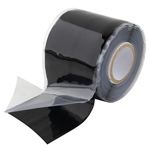 SeKi 5,0cm x 3 Meter selbstverschweißendes Silikonband Schwarz, Isolier- Reperaturband wasserdicht für Schlauchreparatur, Kabelreparatur; für wasserdichte Reparaturen SeKi 5,0cm x 3 Meter selbstverschweißendes Silikonband Schwarz, Isolier- Reperaturband wasserdicht für Schlauchreparatur, Kabelreparatur; für wasserdichte Reparaturen von SeKi