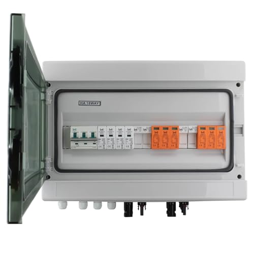 SeKi DC/AC 2 Strings 3P DC, 4P AC T2 Solar Anschlusskasten Überspannungsschutz/Blitzschutz 32A 1000V; Aufputz Gehäuse IP65 18 Module; PV Photovoltaik SeKi DC/AC 2 Strings 3P DC, 4P AC T2 Solar Anschlusskasten Überspannungsschutz/Blitzschutz 32A 1000V; Aufputz Gehäuse IP65 18 Module; PV Photovoltaik von SeKi